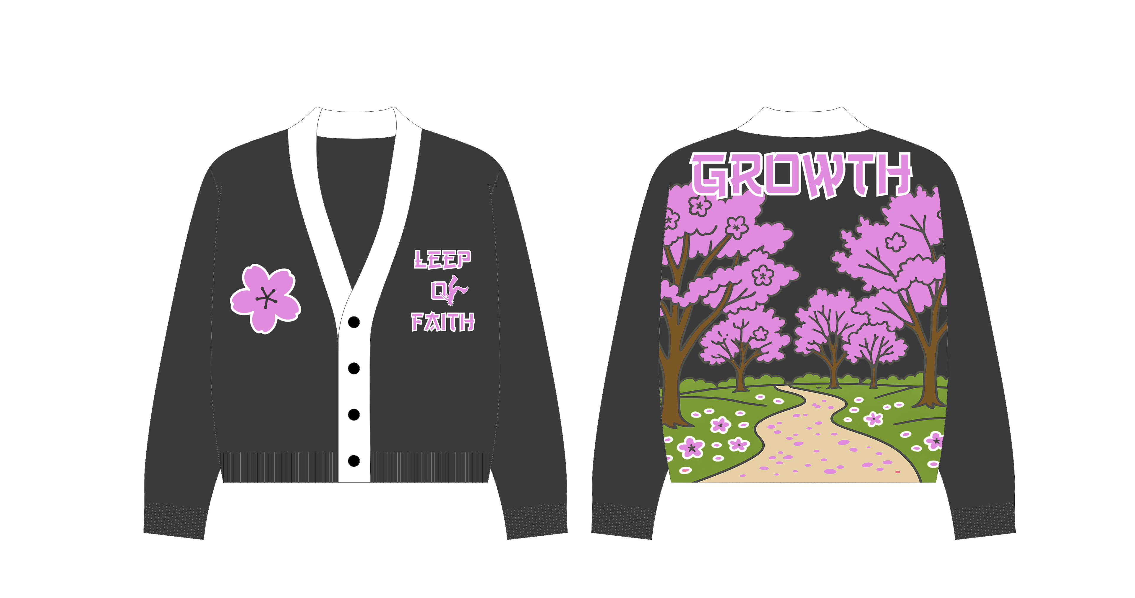 Cherry Blossom Cardigan