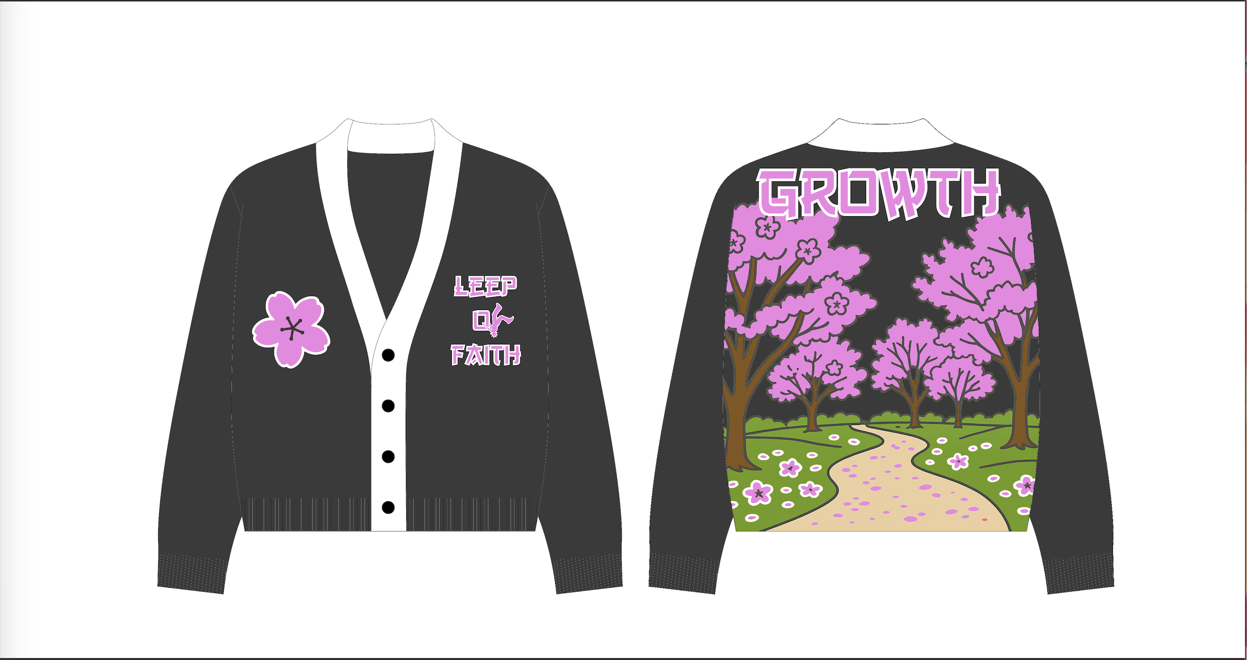 Cherry Blossom Cardigan