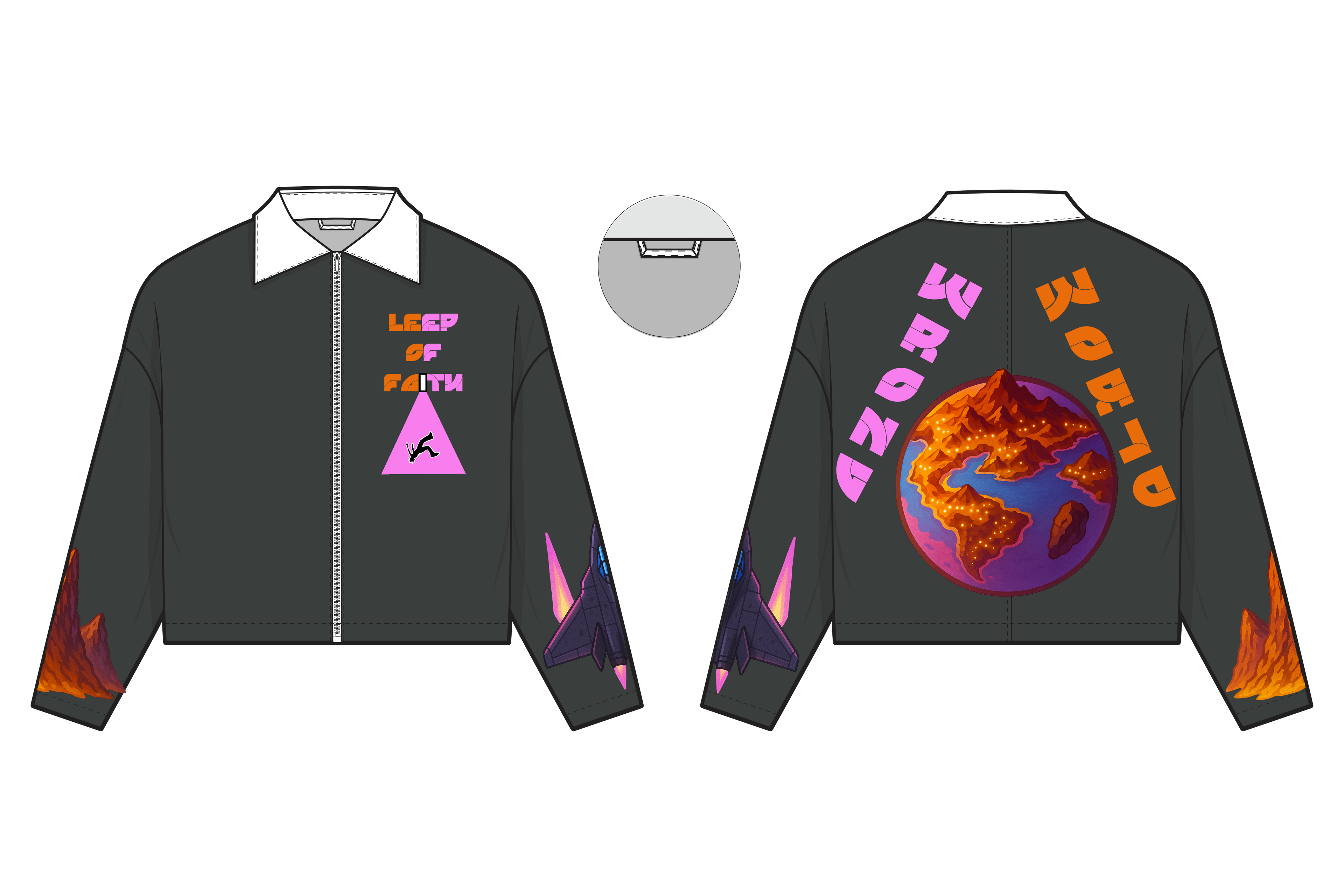 Wrong World Flight Jacket